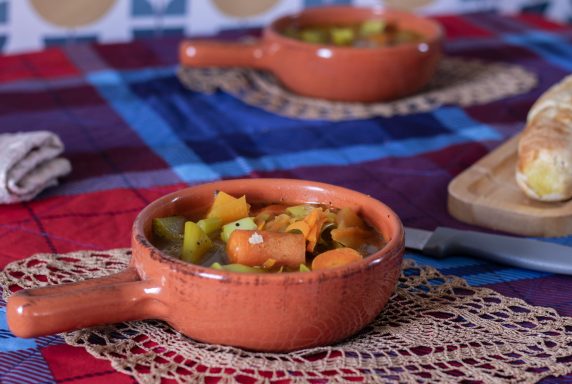 Warming bowl of soup Vegetable Soup
