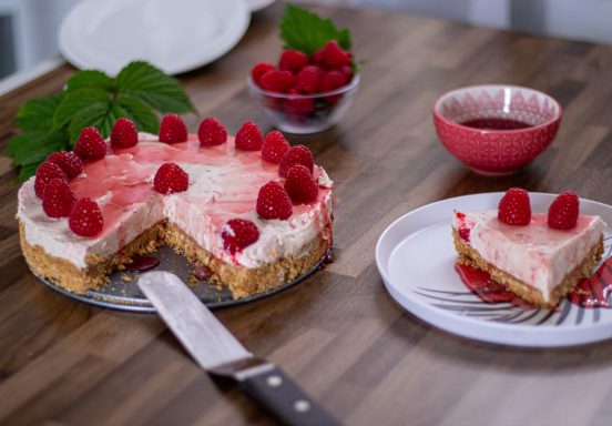 Raspberry cheese cake Home made
